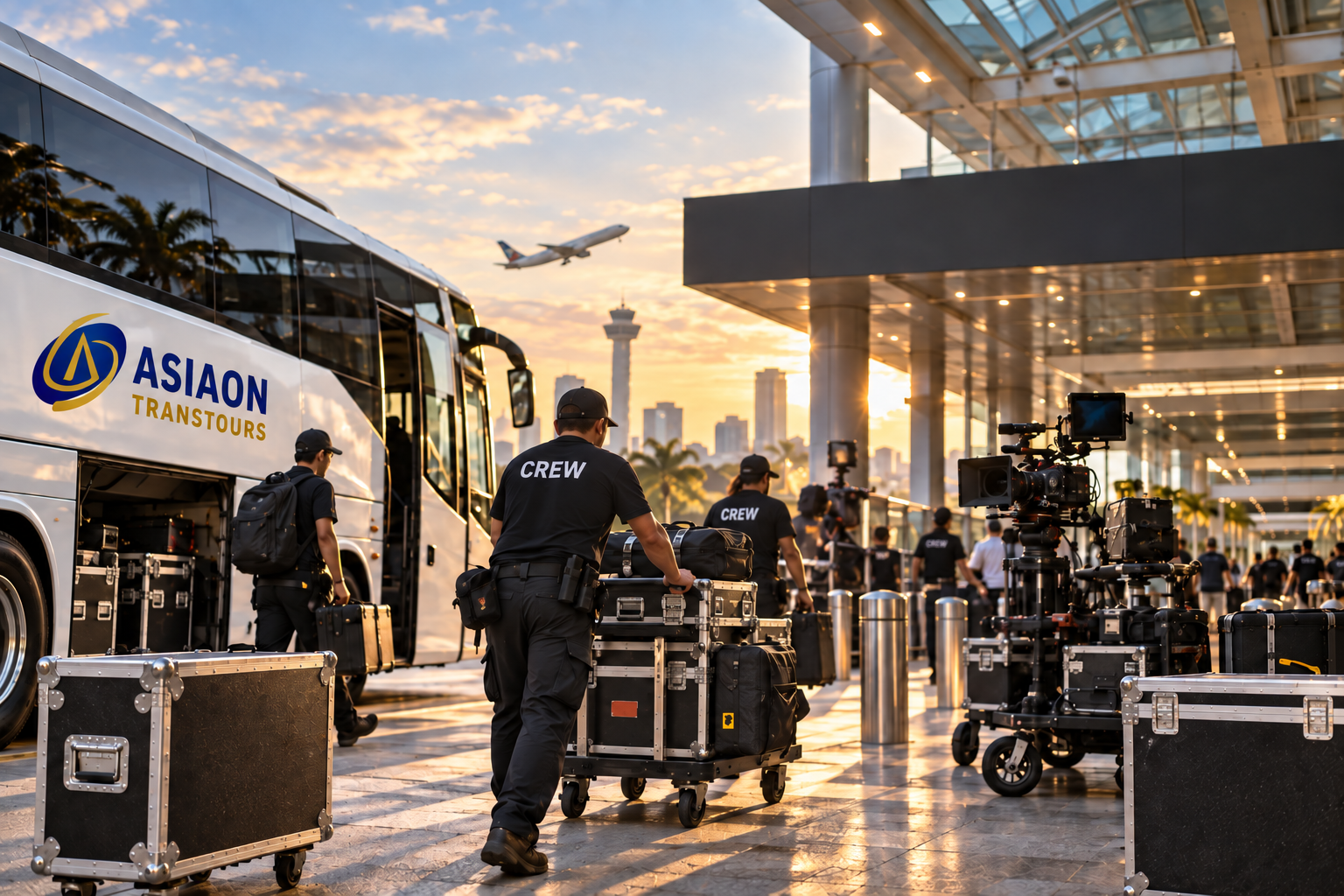 International film production transportation support in Malaysia
